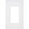 Lutron Designer Wall Plates, Number of Gangs: 1 Satin Finish, Snow SC-1-SW - alternate 2