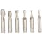 Hhip 6 Piece 3/8" Shank 2 Flute High Speed Steel End Mill Set 8000-0001 - alternate 2