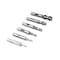 Hhip 6 Piece 4 Flute High Speed Steel End Mill Set With 3/8" Shank 8000-0002 - alternate 4