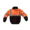 Gss Safety Hi-Vis Bomber Jacket, PU Coated Shell, Class 3 Orange/Black, LT 8002-TALL LG - alternate 1