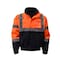 Gss Safety 3-in-1 Bomber Jacket, PU Coated Shell, Class 3 Orange/Black, 4XL 8004-4XL - alternate 2