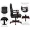Flash Furniture Executive Chair Fixed Arms, 19-1/2" to 23" Height, Metal, Black LeatherSoft 801L-LF0005-BK-LEA-GG - alternate 9