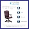 Flash Furniture Executive Chair Fixed Arms, 19-1/2" to 23" Height, Leather, Burgundy LeatherSoft 801L-LF0019-BY-LEA-GG - alternate 8