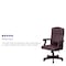 Flash Furniture Executive Chair Fixed Arms, 19-1/2" to 23" Height, Leather, Burgundy LeatherSoft 801L-LF0019-BY-LEA-GG - alternate 7