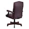 Flash Furniture Executive Chair Fixed Arms, 19-1/2" to 23" Height, Leather, Burgundy LeatherSoft 801L-LF0019-BY-LEA-GG - alternate 9