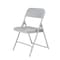 National Public Seating Folding Chair, Plastic, Gray, PK4 802 - alternate 7