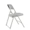 National Public Seating Folding Chair, Plastic, Gray, PK4 802 - alternate 8