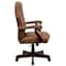 Flash Furniture Executive Chair Brown High Back Exec Chair, Fixed Arms, 19-1/2" to 23" Height 802-BRN-GG - alternate 10