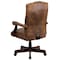Flash Furniture Executive Chair Brown High Back Exec Chair, Fixed Arms, 19-1/2" to 23" Height 802-BRN-GG - alternate 9
