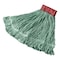 Rubbermaid Commercial 5in String Wet Mop, 22oz Dry Wt, Side Gate Connect, Loop-End, Green, Cotton/Synthetic, FGD25306GR00 FGD25306GR00 - alternate 2