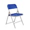 National Public Seating Folding Chair, Plastic, Blue, PK4 805 - alternate 3