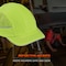 Ergodyne Bump Cap, Short Brim Baseball, ABS, Hook-and-Loop Suspension, Hi-Visibility Lime 8950 - alternate 4