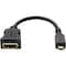 Tripp Lite Adapter, Micro HDMI, HDMI, Type D, M/F, 6" P142-06N-MICRO - alternate 2