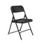 National Public Seating Folding Chair, Plastic, Black, PK4 810 - alternate 5