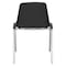 National Public Seating Stacking Chair, 8100 Series, Polypropylene Black, PK4 8110 - alternate 5
