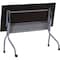 Lorell Rectangle Lorell Espresso/Silver Training Table, 23.5 W, 48 L, 29 H, Melamine Top, Espresso LLR60729 - alternate 6