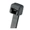 Panduit Cable Tie, 14-1/2 in L, 4 in Max Bundle Dia., Black, Nylon 6/6, 40 lb Strength, 1000 PK PLT4I-M0 - alternate 2