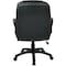 Office Star Managerial Chair Desk Chair, Fixed Arms, 19" to 22" Height, Leather, Black FL660-U6 - alternate 4