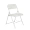 National Public Seating Folding Chair, Plastic, White, PK4 821 - alternate 3