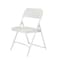 National Public Seating Folding Chair, Plastic, White, PK4 821 - alternate 6