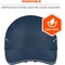 Ergodyne Bump Cap, Long Brim Baseball, Polyethylene, Hook-and-Loop Suspension 8965 - alternate 7