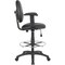 Boss Black Caressoft Drafting Stools W/Adj Arms & Footring B1691-CS - alternate 4