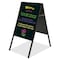 Mastervision 24"x36" Magnetic Wet Erase Sign Board, Dry Erase Width: 36" DKT30505042 - alternate 2