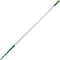 Unger 360" Threaded Telescoping Pole, 7/8 in Dia, Silver/Green, Aluminum/Plastic TF900 - alternate 7