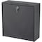 Safco Interoffice Mail Box, 18"H, Steel, Black 4259BL - alternate 2