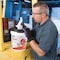 Wypall WypAll PowerClean X70 Medium Duty Cloths (83561), Wipers in a Bucket, Long Lasting Towels, White 83561 - alternate 2