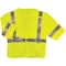Ergodyne Hi-Vis FR Safety Vest w/Sleeves L Class 3 U Back, , Hook & Loop 2 Pockets, 1 Mic Tab 8356FRHL - alternate 1