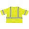 Ergodyne Hi-Vis FR Safety Vest w/Sleeves L Class 3 U Back, , Hook & Loop 2 Pockets, 1 Mic Tab 8356FRHL - alternate 2