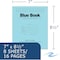 Roaring Spring Case of Recycled Exam Blue Books, 8.5"x7", 8 Sheets/16 Pages, Wide Ruled with Margin, PK600 77608CS - alternate 5