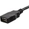 Monoprice USB 2.0 Extension Cable, 3 ft.L, Black 5432 - alternate 4