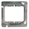Raco Mud Ring, 2 Gangs, Galvanized Zinc, Square Box Type 841 - alternate 3