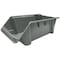 Mfg Tray Hang & Stack Storage Bin, Fiberglass reinforced thermoset composite, Red, 11.39 in W, 24 in L 842208 RD - alternate 1