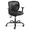 Safco Fabric Task Chair, 21-, No Arm, Black 3397BL - alternate 3