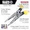 Klein Tools Pliers, All-Purpose Needle Nose, Spring Loaded, Cuts, Strips, 8.5-Inch J206-8C - alternate 12