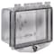 Safety Technology International Enclosure, Polycarbonate, Surface Mount, 10 in W x 5 1/4 in H x 10 in D, Clear STI-7510A - alternate 2