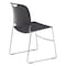 National Public Seating Stacking Chair, 8500 Series, Polypropylene Gray, PK4 8502 - alternate 4