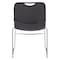 National Public Seating Stacking Chair, 8500 Series, Polypropylene Gray, PK4 8502 - alternate 8