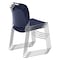 National Public Seating Stacking Chair, 8500 Series, Polypropylene Navy Blue, PK4 8505 - alternate 5