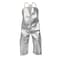 Tillman 36In Ack Bib Splt Apron, Aluminized Carbon DuPont Kevlar, 19 oz, 36" Length, Silver, 24" x 36" 8536 - alternate 2