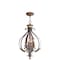 Livex Lighting Villa Verona 4 Light Verona Bronze with Aged Gold Leaf Accents Foyer 8556-63 - alternate 2