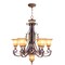 Livex Lighting Villa Verona 7 Light Verona Bronze with Aged Gold Leaf Chandelier 8576-63 - alternate 2