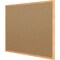 Quartet Cork Bulletin Board 3ft.x2ft., Oak Finish Frame 85366 - alternate 2