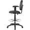 Boss Black Caressoft Drafting Stools W/Adj Arms & Footring B1691-CS - alternate 2