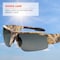 Ergodyne Dagr, Safety Glasses, Anti-Scratch, Smoke Lens, Kryptek Highlander Frame, Half-Frame DAGR-HI - alternate 3