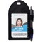 Advantus Vertical Badge Holder, Blk, PK12 75648 - alternate 2