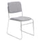National Public Seating Stacking Chair, 8600 Series, Fabric Gray 8652 - alternate 6